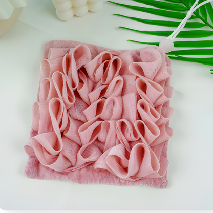 Malla exfoliante para jabón en barra